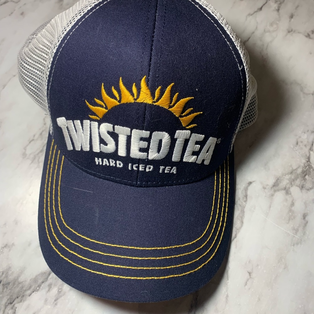 Navy Twisted Tea Baseball cap worn once